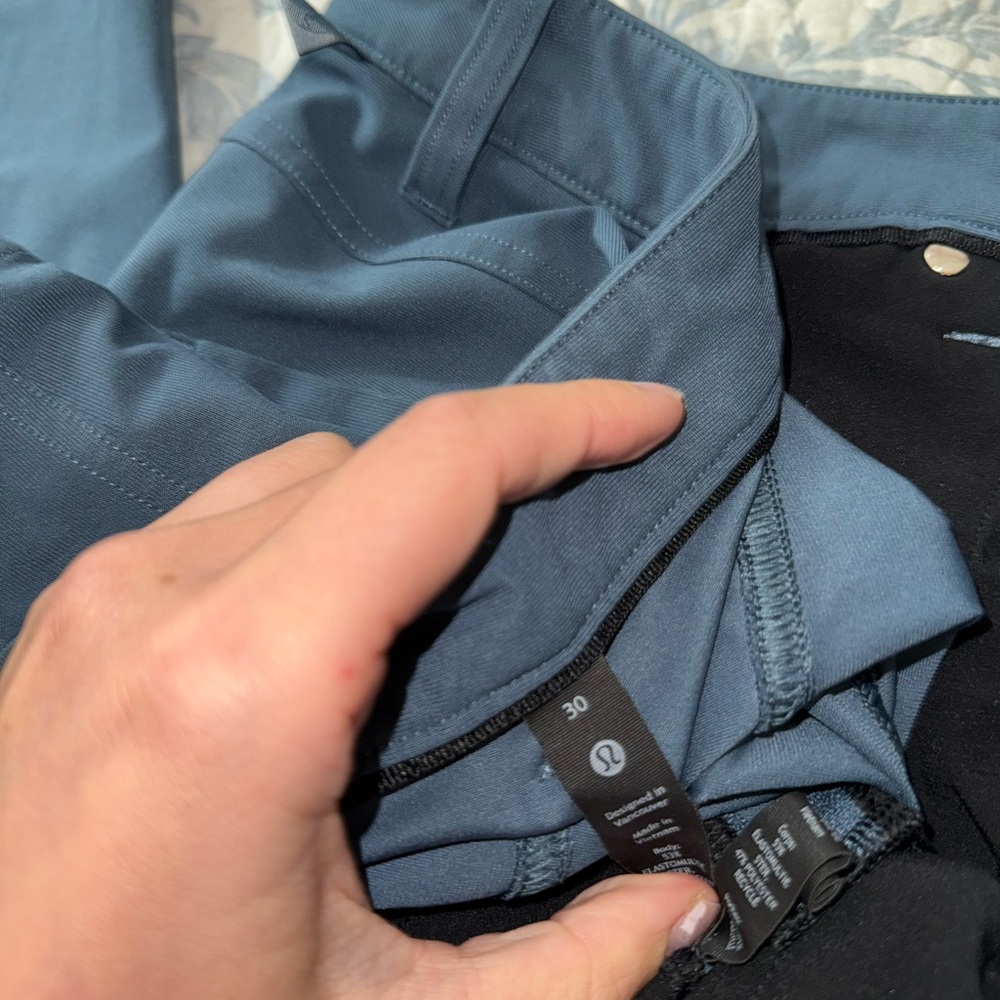 Men’s Lululemon Blue ABC Classic Fit Pants W30